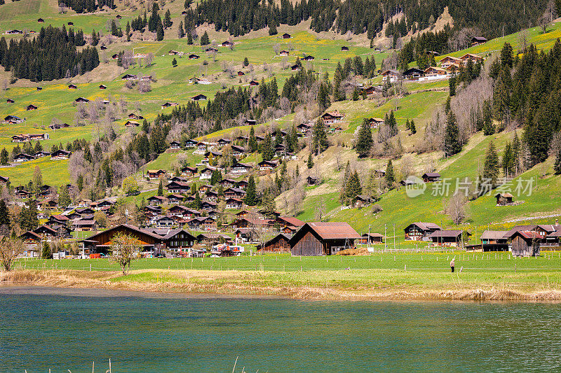 Lenk Bernese Oberland的景观